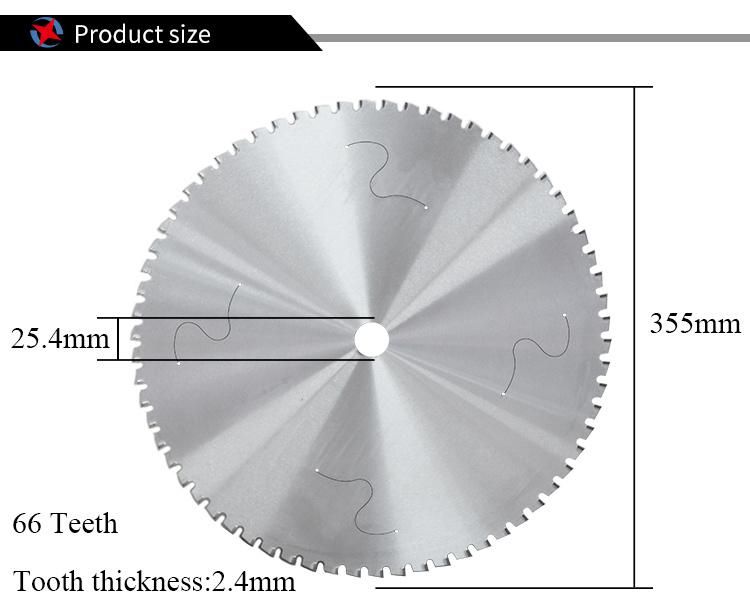 Power Tool Tct Metal Saw Blade Cutting Disc for Iron Cutting