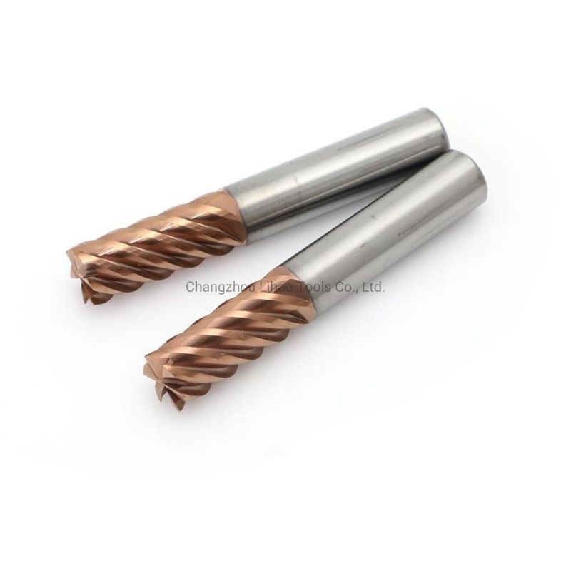 Coated Milling Cutter Solid Carbide Inch Flat End Mill