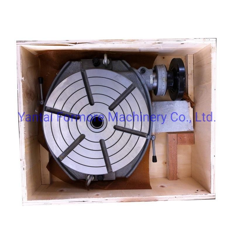 Dia. 250mm Manual Horizontal Rotary Table for Drilling Machine