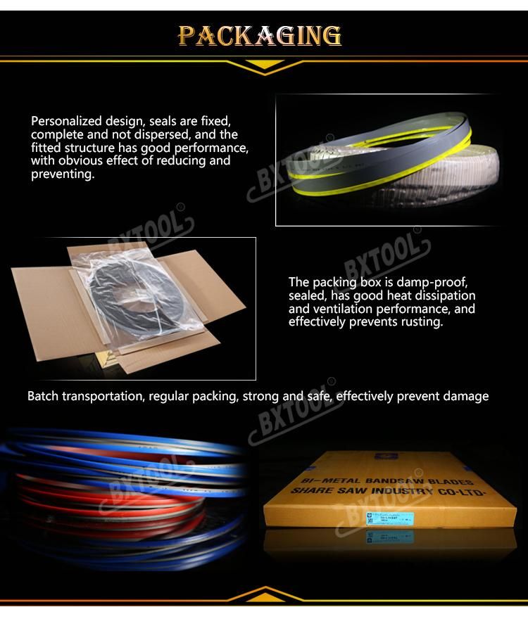 Cost Effective M51 Bimetal Band Saw Blade for Steel Cutting, Die Steel, Stainless Steel