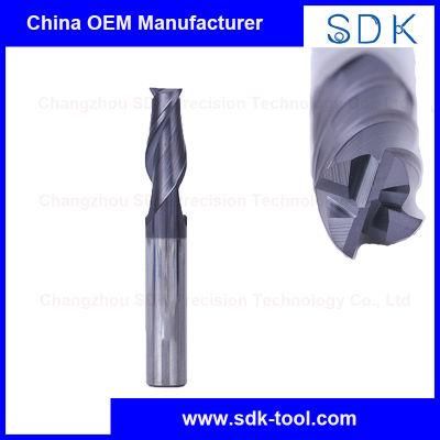 Cost Effective 45HRC Tungsten Carbide End Mills for Steel Milling