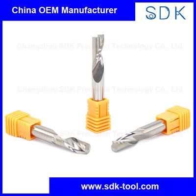 OEM Single Flute Standard End Mill for Aluminum Milling Cutter with High Quality