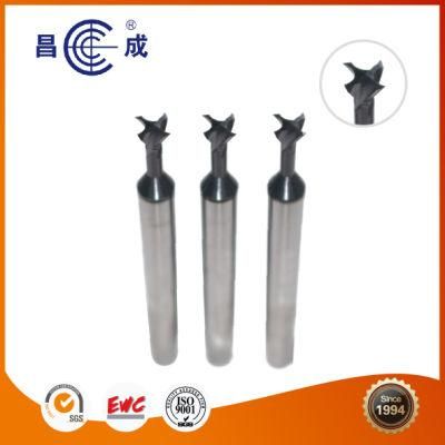 OEM Carbide Dovetail Profile Milling Cutter on Wood