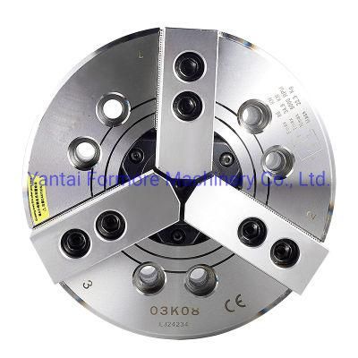 3 Jaw Power Chuck for CNC Lathe, Hydraulic Hollow Lathe Chuck