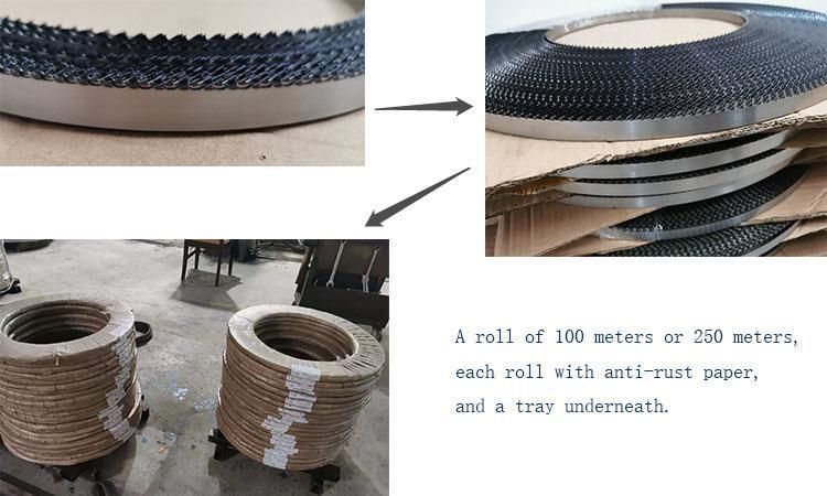 Hot Sales Wide Band Saw Blade for Cutting Hard Wood
