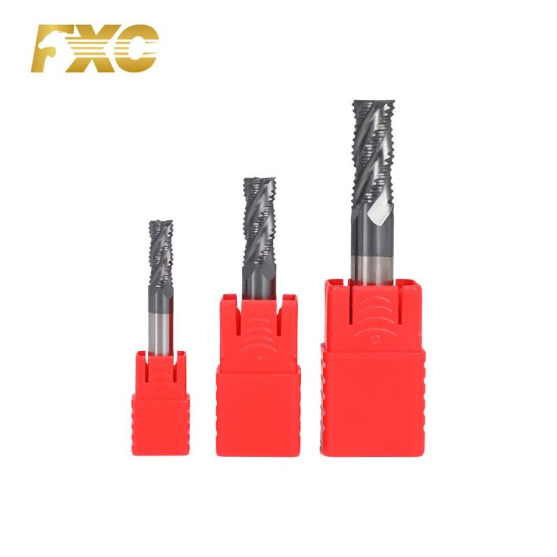 HRC45 Carbide Roughing End Mill Tungsten Carbide Milling Cutters