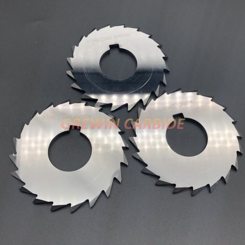 Gw Carbide Cutting Tool-Tungsten Carbide Slotting Circular Cutting Saw Blades Cutter