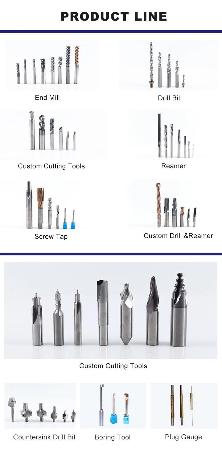 Carbide Insert 4 Flutes Straight Slot Drilling Reamer