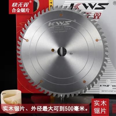 Tct Carbide Circular Saw Blade for Wood Cutting with Chrome Surface