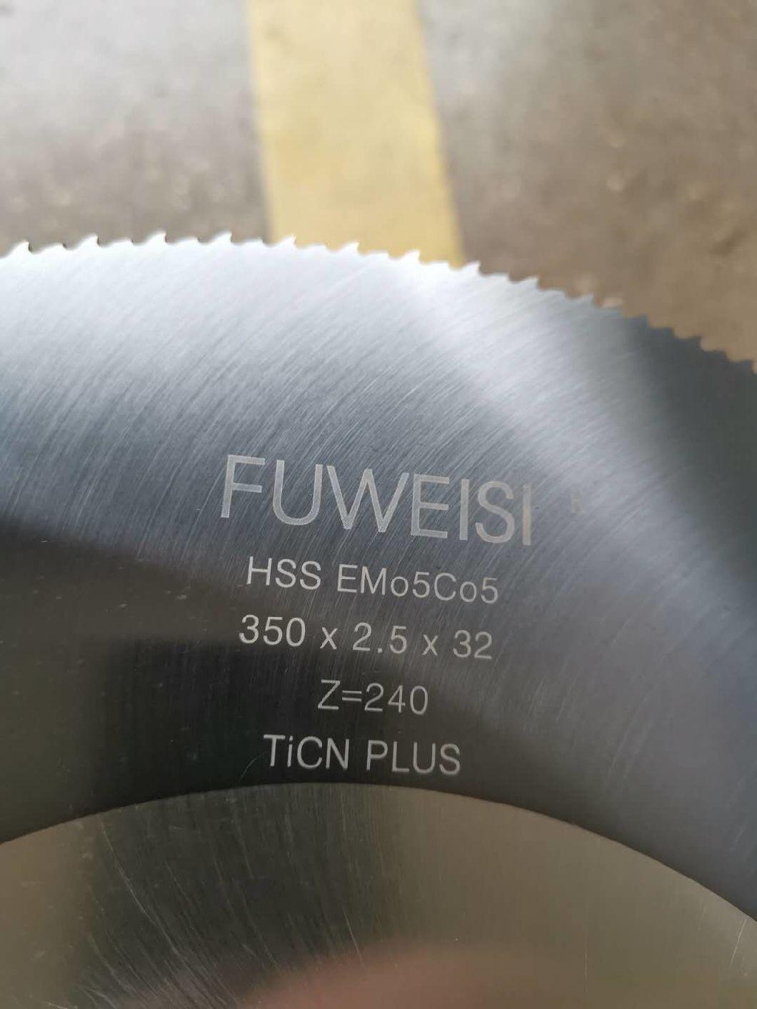 HSS EMo5Co5 Circular Saw Blade,cold saw blade for Hard Steel Cutting.