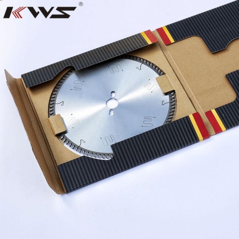 Kws Tungsten Carbide Saw Blade for Wood 250*30*3.2 Z80 Hw Tcg Woodworking Tool Circular Saw Blade for Melamine Chrome Coating