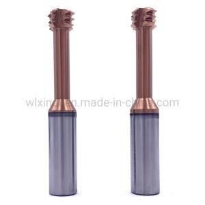 Tungsten Carbide Three-Tooth Thread End Mill M14.0*2.0*D10