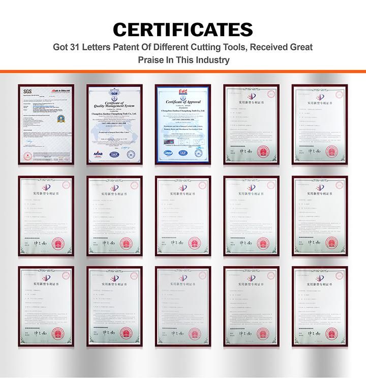 Tungsten Carbide Profile Milling Cutter for Cutting Metal with SGS Certification