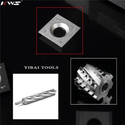 Kws Industrial Indexable Carbide Inserts Knives for Helical Planer Cutter 15*15*2.5 Square Woodworking Turning Tool Accessory