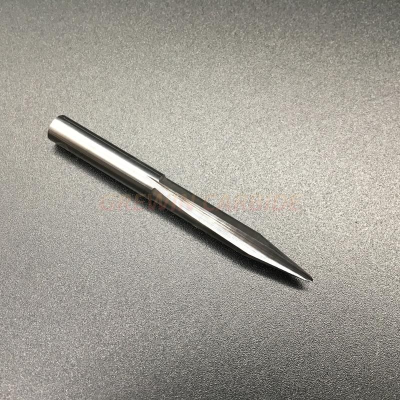 Gw Carbide - R0.75X60mm Tungsten Carbide Straight Groove Round Bottom Sharp Knife