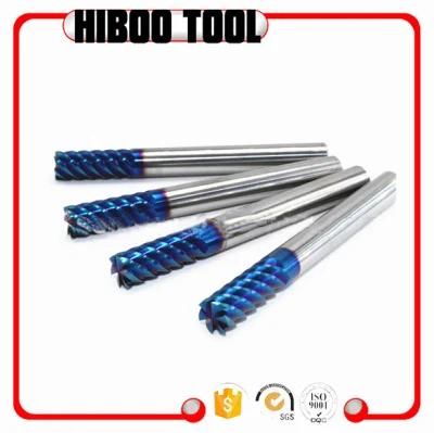 65HRC Blue Nano Coating Good Performance Carbide End Mill