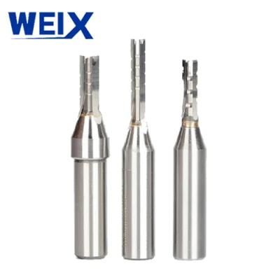 Weix 1/2 Shank Tct Wood Tool Cutter Bit 3 Flute Roughing Tct Straight Bit Cutter End Mill