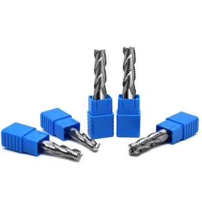 HRC45 HRC55 HRC65 Obt Factorty CNC Tungsten Cutter Tools D8*60L, Cutter Milling Tool 10mm 4 Flute Carbide Roughing Endmills for Steel