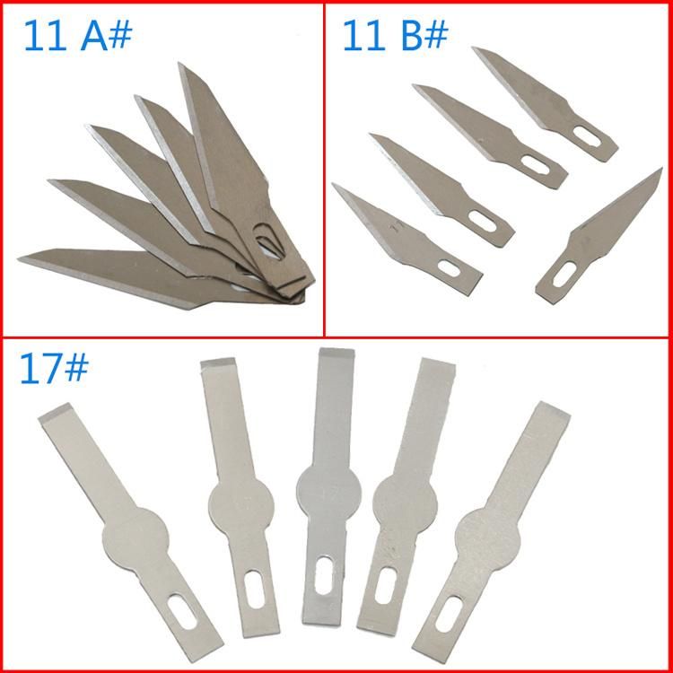 Precision Stainless Steel Blades for Arts Crafts PCB Repair Leather Films Tools