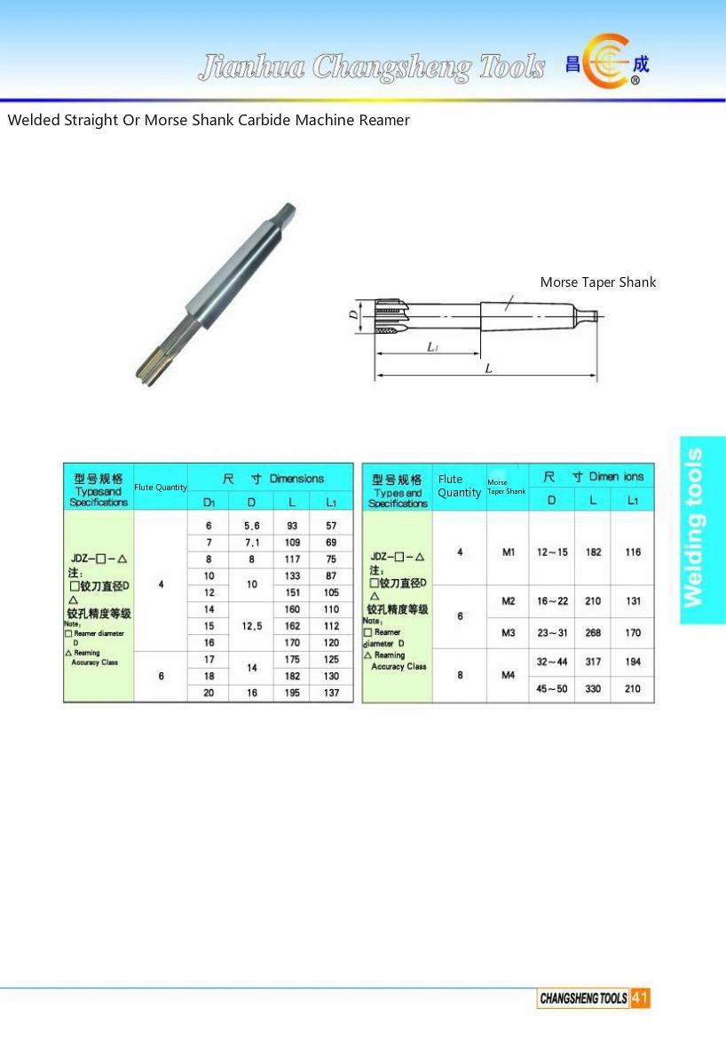 HSS Taper Drill Reamer for Reaming