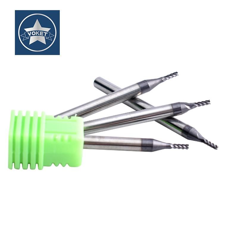 58° Solid Tungsten Carbide End Mill 4 Flutes Square Mills Milling Cutter HRC58 1mm 1.5mm 2mm 2.5mm 3mm 4mm 5mm 6mm 8mm 10mm 12mm