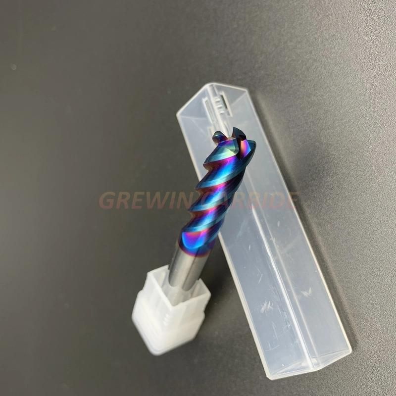 Gw Carbide-HRC60 Carbide End Mills with Aitin Coating