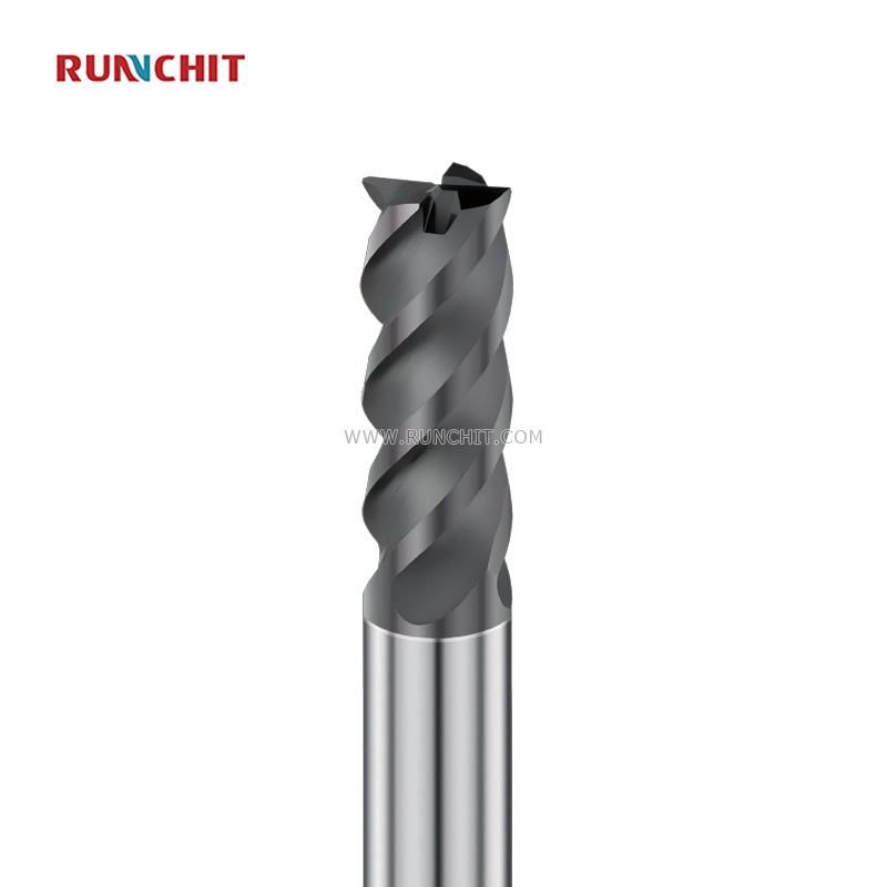 Metal Processing HRC55 Solid Carbide Tools End Mill Cutting Tools for Mold Industry (DE0104A)