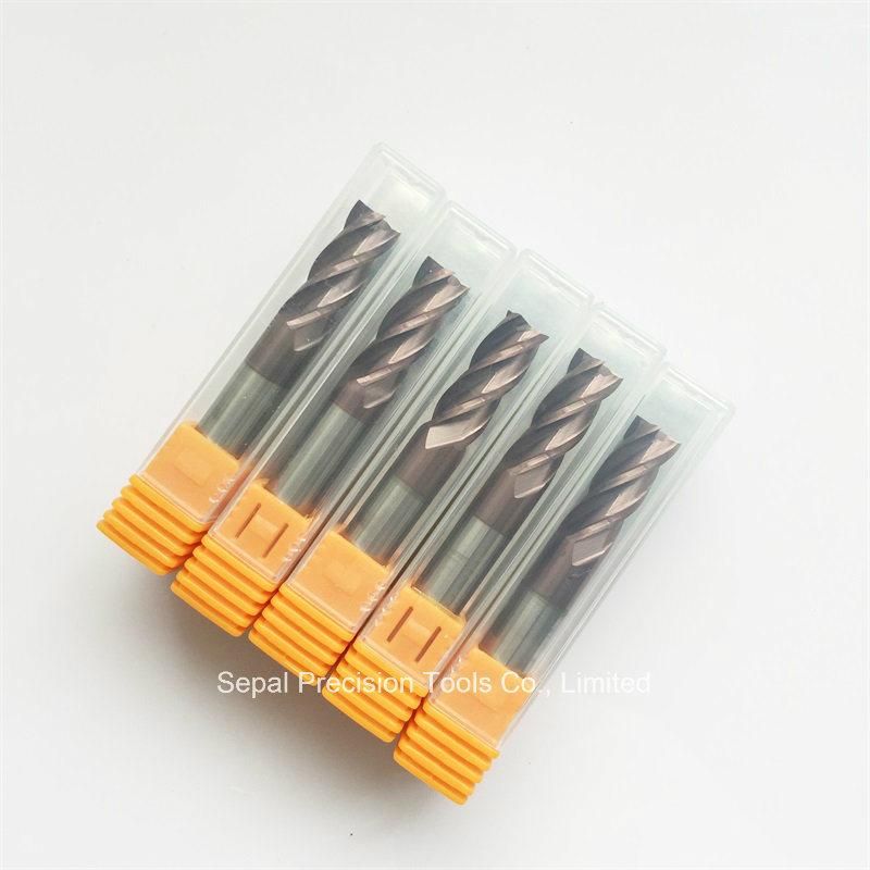 Carbide End Mill of Diameter 6*20*8*60 *4f for Cutting Steel