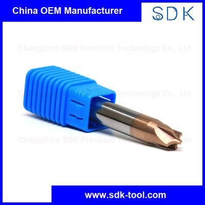 Tungsten Carbide 4 Flutes Corner Rounding End Mill for Metal