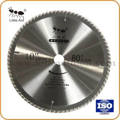 10&quot; 80t Hardware Tools Circular Carbide Cutting Disk Tct Saw Blade Wood &amp; Aluminum