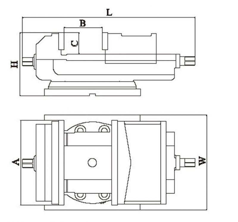 Q13136, Qb136 Jaw Width136mm, Opening170mm Machine Vice