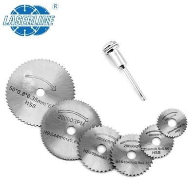 6PCS HSS Rotary Tool Woodworking Circular Saw Blades