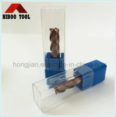 Aluminium Milling Cutter 2 Flute HRC45 Carbide End Mill