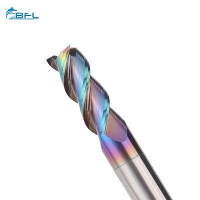 3 Flutes Solid Carbide End Mills Router CNC Bit for Aluminum Colour Coated