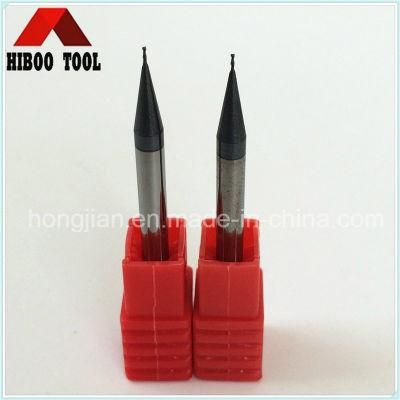 HRC55 High Hardness 2flutes Flat Micro Carbide Tool