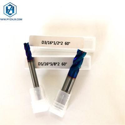 2 Flutes 3 Flutes 4 Flutes Imperial Inch Size Carbide End Mill