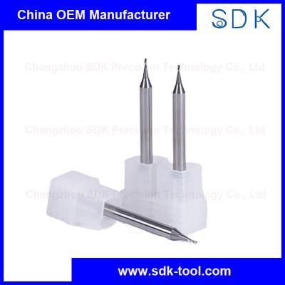 High Performance Micro Tungsten Carbide Ball Nose End Mills for Aluminium