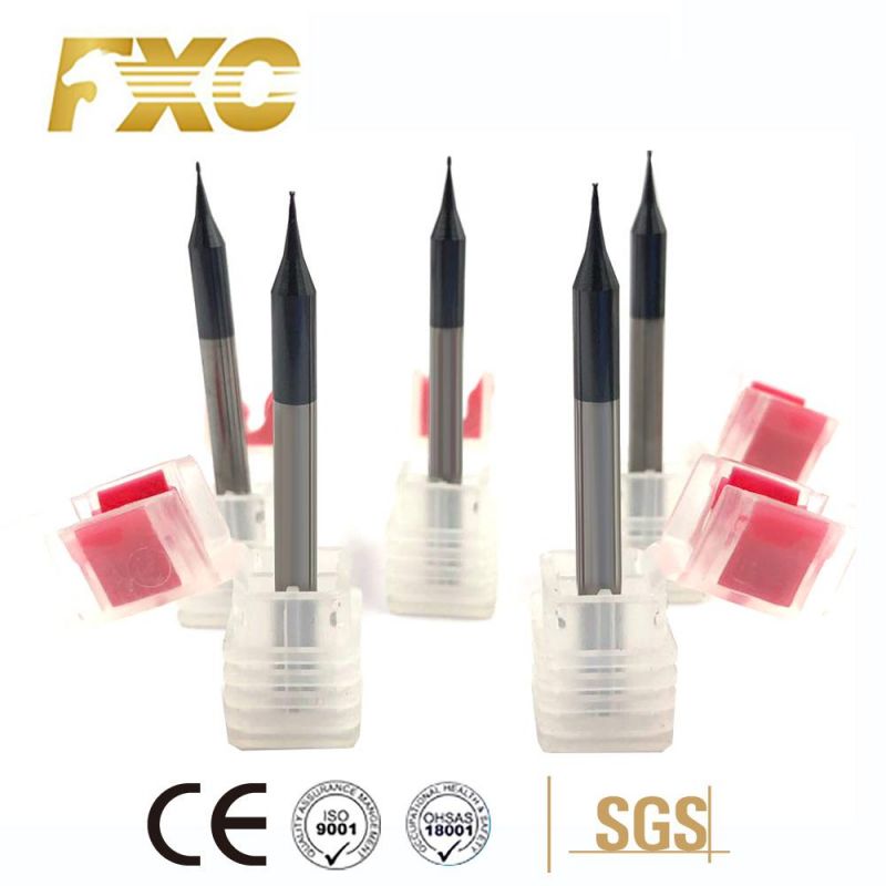 Micro HRC45 Solid Carbide Ball Nose End Mill Cutter