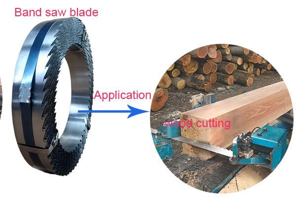 Wood Blades 32mm Wide X. 042 Thick X 1.1 Tpi (22mm) Tooth Spacing Band Saw Blade