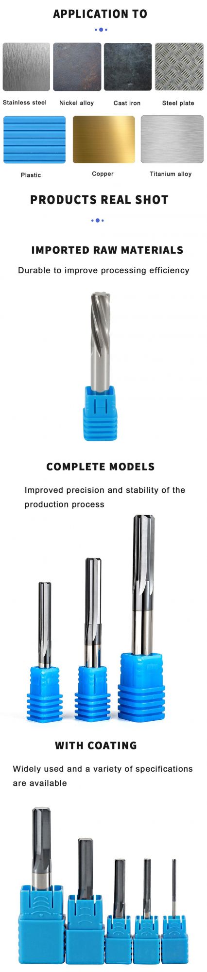 HRC45 Tungsten Carbide Corner Raduis Milling Cutter