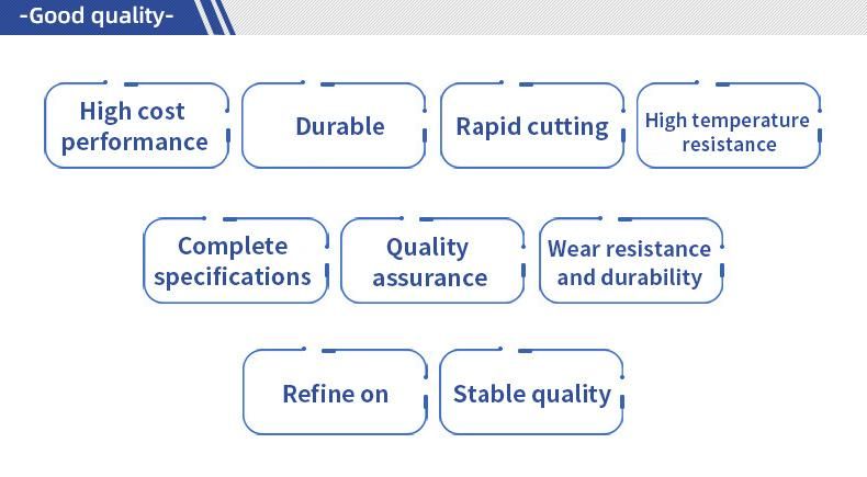 Easy to Operate and Wear Resistant Four Slot Milling Cutter Carbide End Milling Cutter