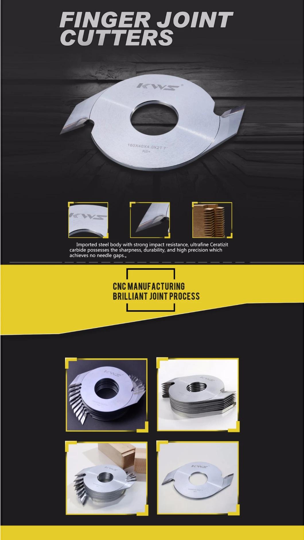 Kws Tct Wood Finger Joint Cutter for Comb Machine