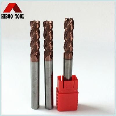 Four Flutes High Quality HRC55 Flat Carbide Cutter