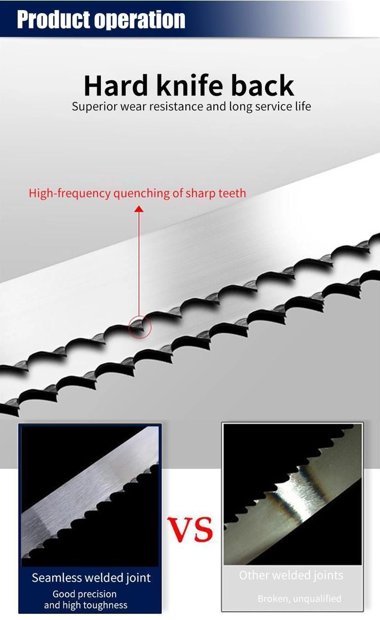 Meat Bone Band Saw Blade for Meat and Fish and Bone Cutting