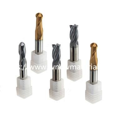 CNC Lathe Solid Carbide HRC55 Coated 2/3/4 Flutes Sqaure End Mills