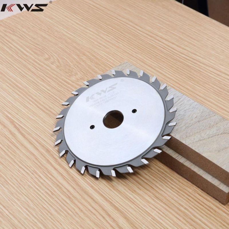 Kws Tct Double Scoring Saw Blade Adjustable Scoring Saw Blade