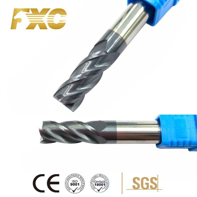 4 Flutes HRC50 Solid Carbide Square End Mill Milling Cutter Tools