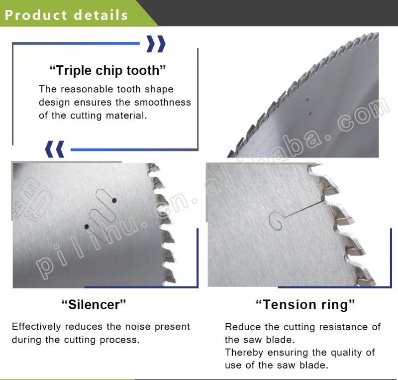 350mm Sks51 Saw Blade for Aluminum Cutting Tipped Blade for Metal