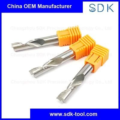 Single O Flute Milling Cutter Cutting Tools Solid Carbide for Aluminium with High Abrasion Resistance