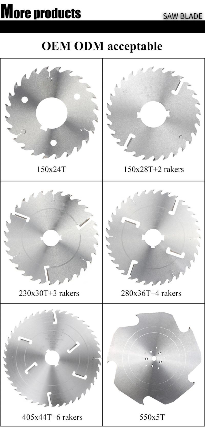 12 Inch 60t Carbide Circular Saw Blade for Wood Cutting